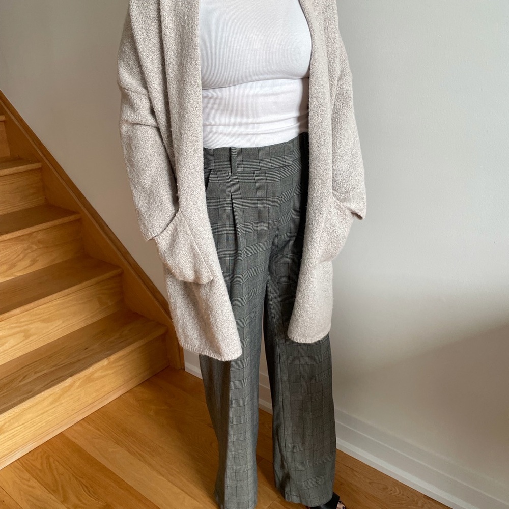 John + Jenn X Indigo Beige Textured Cardigan - Picture 7 of 8